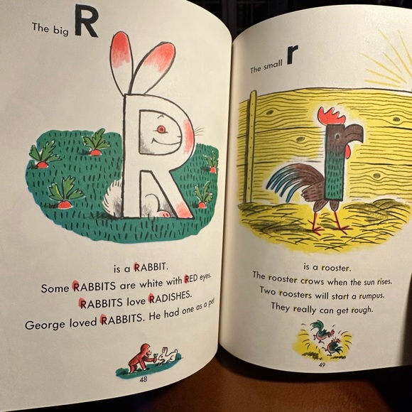 Collectors,1963 “ Curious George Learns the Alphabet”Children’s Book - Picture 6 of 6